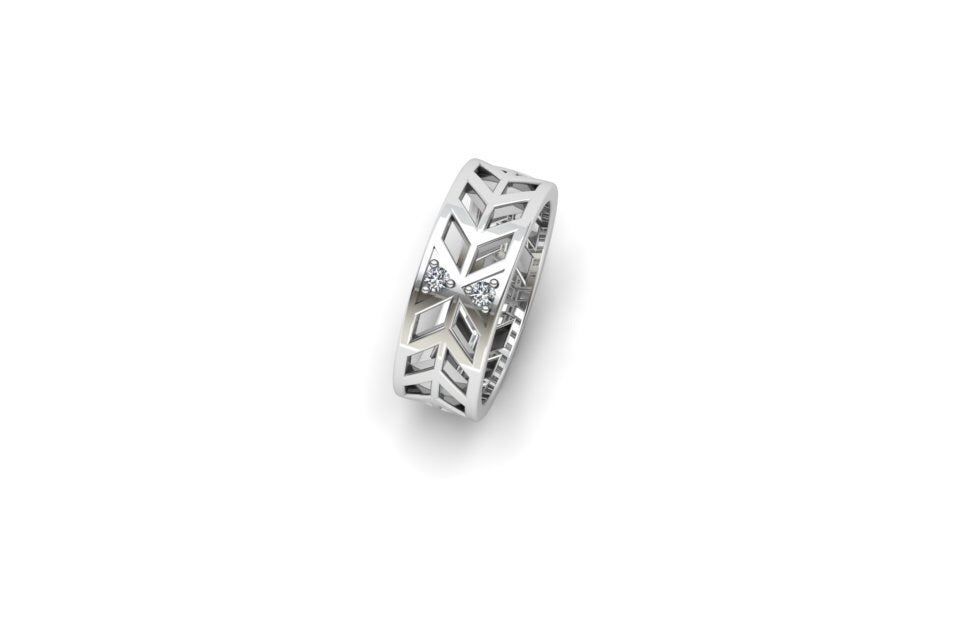 The Art Deco Band Ring ll